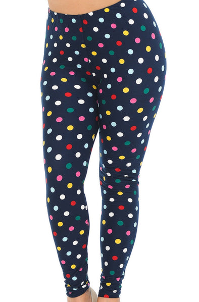 Colorful Polka Dot Leggings
