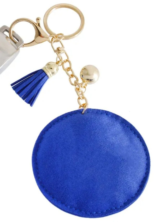 Sorority Inspired - Blue & Gold Padded Keychain