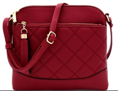 Front Pocket Quilted Crossbody