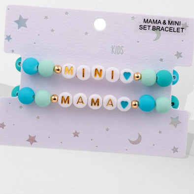 "Mini" & "Mama" Message Bracelets