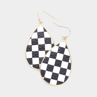 Black & White Pattern Earrings